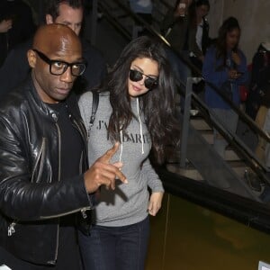 Selena Gomez arrive à Paris Gare du Nord par l'Eurostar le 25 septembre 2015.