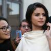 Selena Gomez arrive à l'hôtel Royal Monceau à Paris, le 26 septembre 2015