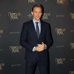 Tom Hiddleston - Photocall lors de l'avant-première du film "Crimson Peak" au cinéma UGC Bercy à Paris, le 28 septembre 2015.