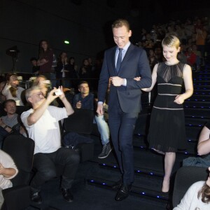 Exclusif - Tom Hiddleston, Mia Wasikowska - Avant-première du film "Crimson Peak" au cinéma UGC Bercy à Paris, le 28 septembre 2015.