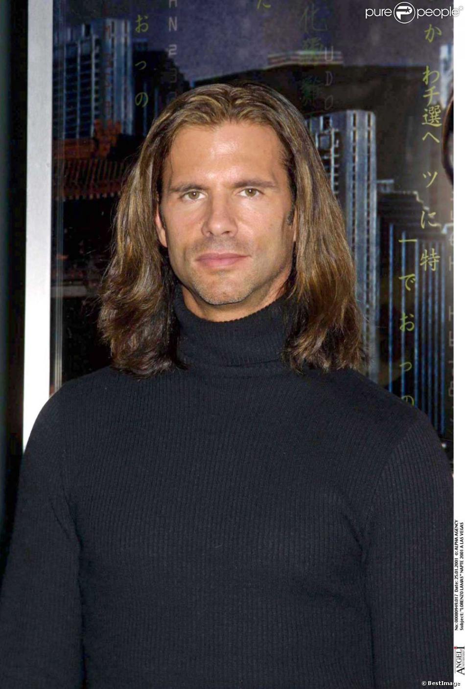 Lorenzo Lamas à Las Vegas en 2001. Purepeople