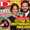 Le prince Carl Philip et la princesse Sofia de Suède en couverture de Svensk Damtidning, qui annonce fin septembre 2015 que le couple princier va emménager dans le pavillon des reines du palais de Rosendal, sur l'île de Djurgarden à Stockholm.