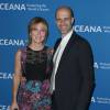 Sasha Alexander et son mari Edoardo Ponti - Photocall de la soirée "Our Ocean" à Beverly Hills LE 29 septembre 2015.