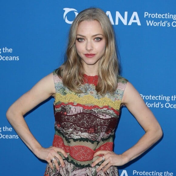 Amanda Seyfried - Photocall de la soirée "Our Ocean" à Beverly Hills LE 29 septembre 2015.