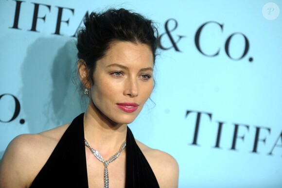 Jessica Biel lors du "Tiffany's Blue Book Gala 2014" à New York, le 10 avril 2014.