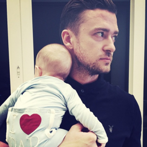 Silas, le fils de Justin Timberlake et Jessica Biel / photo postée sur Instagram