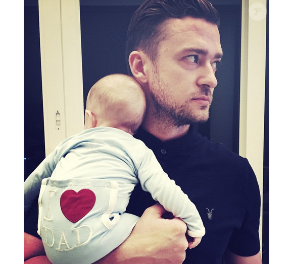 Silas, le fils de Justin Timberlake et Jessica Biel / photo postée sur Instagram