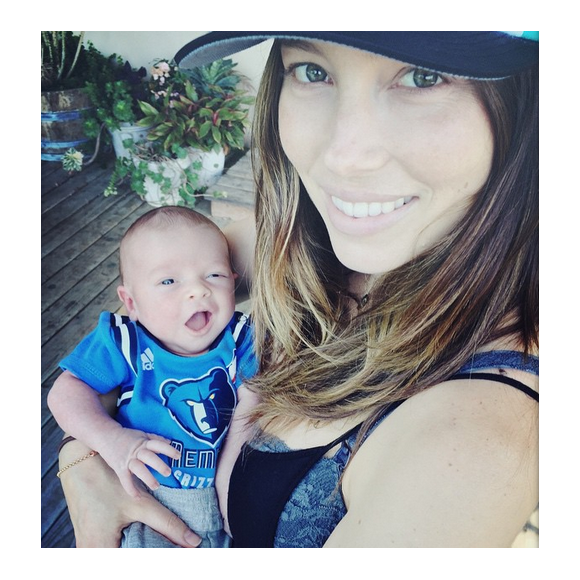 Silas, le fils de Justin Timberlake et Jessica Biel / photo postée sur Instagram