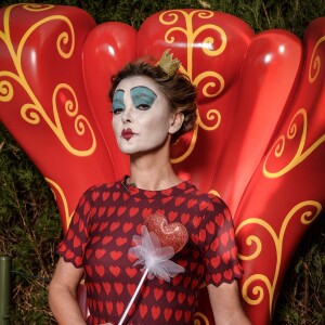 Sandrine Quetier participe au Disney Halloween Makeup a Disneyland Paris a Marne la Valle, France le 28 septembre, 2015. Photo by Charly Hel/Pix'HEL/ABACAPRESS.COM29/09/2015 - Marne la Vallee