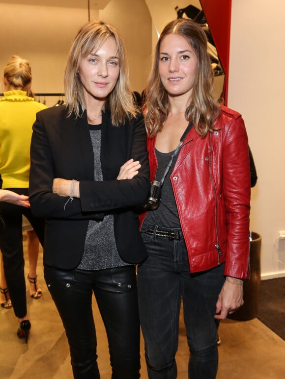 Cecilia Bonstrom et Natasha Andrews lors de la soirée Zadig & Voltaire à Paris le 29 septembre 2015