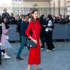 Eugenia Silva arrive au défilé Dior printemps/été 2016 le 2 octobre 2015