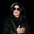  Michael Jackson en concert &agrave; Londres, le 15 novembre 2006. 