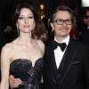 Gary Oldman et sa femme Alexandra Edenborough aux Oscars 2012.