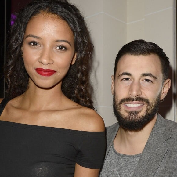 Exclusif - Flora Coquerel et son ami Hugo - Soirée du fabricant de produits de soins dermo-cosmétiques Lierac à l'occasion du lancement de la nouvelle gamme de soins d'exception Premium, issue de la médecine régénératrice dont Kristin Scott Thomas est l'égérie dans les salons de l'hôtel Peninsula à Paris le 1er octobre 2015.