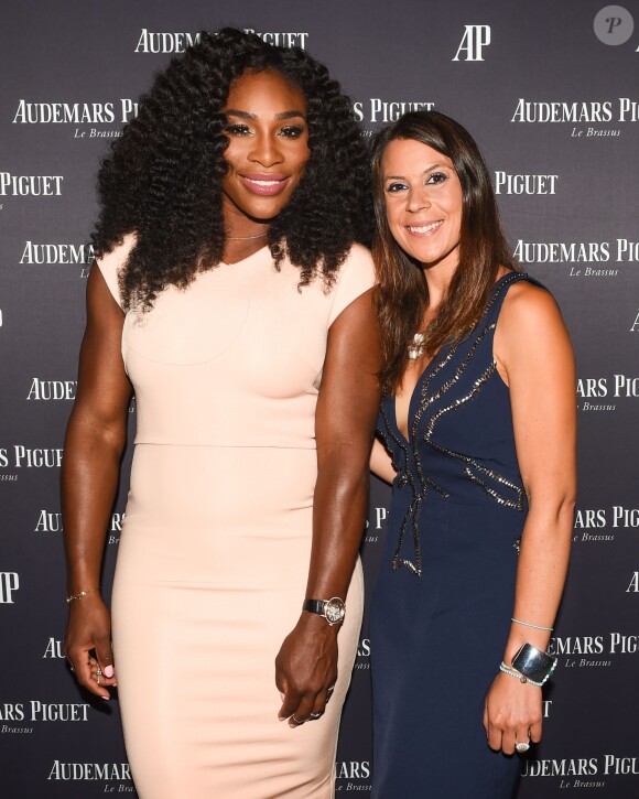 Serena Williams et Marion Bartoli à un événement Audemars Piguet à New York le 27 août 2015