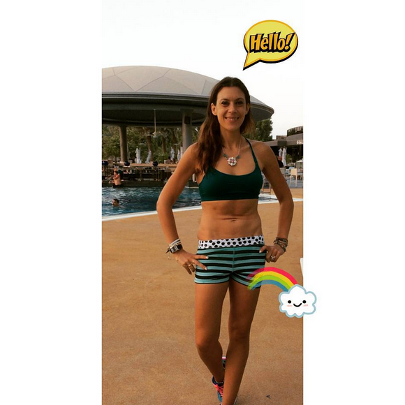 Marion Bartoli à Dubai en septembre 2015, photo Instagram