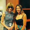 Marion Bartoli avec Anna Wintour à New York en septembre 2015, photo Instagram