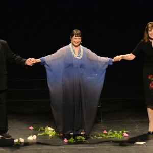 Gérard Depardieu, Isabella Rossellini et Fanny Ardant - "The Ingrid Bergman Tribute", le spectacle hommage au profit de l'Unicef au théâtre du Châtelet à Paris le 5 octobre 2015.