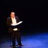 Gérard Depardieu, Isabella Rossellini - "The Ingrid Bergman Tribute", le spectacle hommage au profit de l'Unicef au théâtre du Châtelet à Paris le 5 octobre 2015.