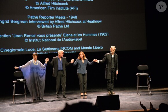 Exclusif - Isabella Rossellini, Jeremy Irons - Première de la pièce "The Ingrid Bergman Tribute", le spectacle hommage au profit de l'Unicef à Londres, le 5 septembre 2015.