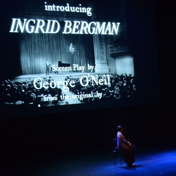 Exclusif - Isabella Rossellini, Jeremy Irons - Première de la pièce "The Ingrid Bergman Tribute", le spectacle hommage au profit de l'Unicef à Londres, le 5 septembre 2015.