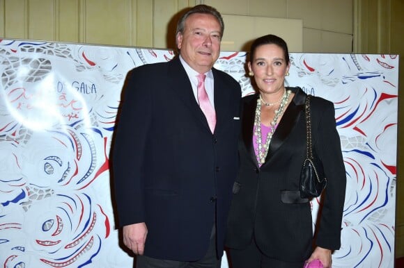 Louis Arnaud L'Herbier, SAR la princesse Tania de Bourbon-Parme - 30ème Gala de l'Aide à l'Enfant Réfugié à la Salle Gaveau à Paris le 5 octobre 2015