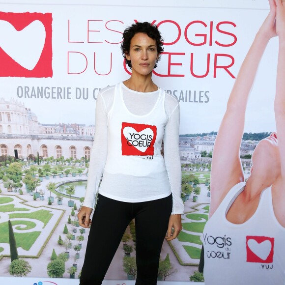 Exclusif - Illustration de l'Orangerie et ses alentours dans le Parc du Château de Versailles - Les Yogis du Coeur, le plus grand rassemblement de yoga solidaire organisé par et au profit de l'association Mécénat Chirurgie Cardiaque, à l'Orangerie du Château de Versailles, le 27 septembre 2015.