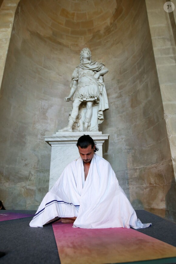 Exclusif - Illustration de l'Orangerie et ses alentours dans le Parc du Château de Versailles - Les Yogis du Coeur, le plus grand rassemblement de yoga solidaire organisé par et au profit de l'association Mécénat Chirurgie Cardiaque, à l'Orangerie du Château de Versailles, le 27 septembre 2015.