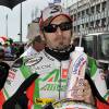 Max Biaggi à Magny-Cours le 3 octobre 2010.