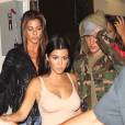 Kourtney Kardashian et Justin Bieber quittent le restaurant Nice Guy à West Hollywood,le 9 octobre 2015