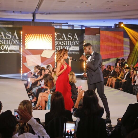 Exclusif - La chanteuse Tal et le chanteur Corneille - 7ème édition du défilé "Casa Fashion show" au Sofitel Casablanca Tour Blanche à Casablanca au Maroc le 10 octobre 2015