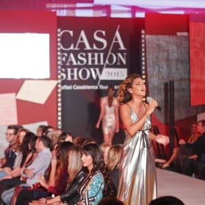 Exclusif - La chanteuse Tal - 7ème édition du défilé "Casa Fashion show" au Sofitel Casablanca Tour Blanche à Casablanca au Maroc le 10 octobre 2015