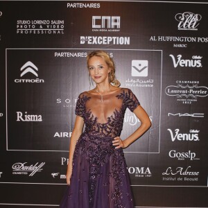 Exclusif - Hélène de Fougerolles - 7ème édition du défilé "Casa Fashion show" au Sofitel Casablanca Tour Blanche à Casablanca au Maroc le 10 octobre 2015