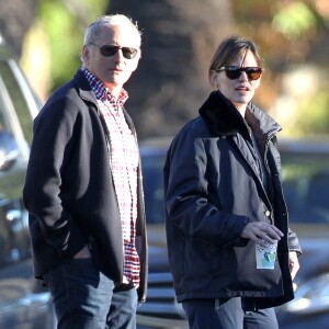 Jennifer Garner et Victor Garber vont prendre un café à Brentwood, le 15 janvier 2015.