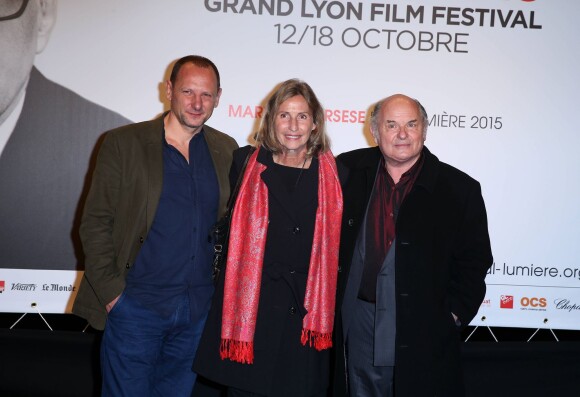 Jean-François Stevenin et sa femme Claire - Soirée d'ouverture de la 7e édition du Festival Lumière 2015 à la Halle Tony-Garnier à Lyon le 12 octobre 2015.