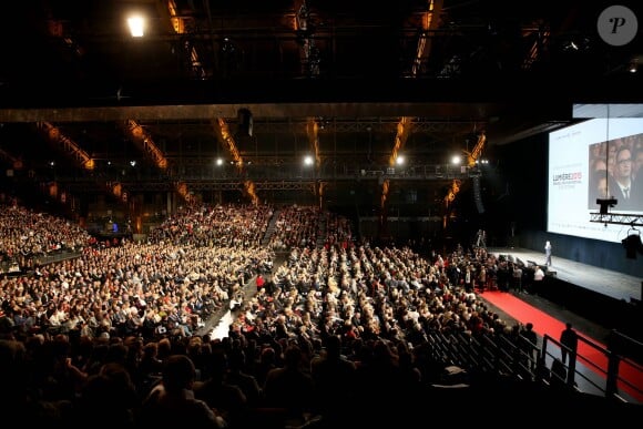 Ambiance - Soirée d'ouverture de la 7e édition du Festival Lumière 2015 à la Halle Tony-Garnier à Lyon le 12 octobre 2015.