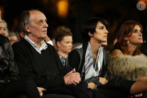 Dario Argento et sa fille Asia Argento - Soirée d'ouverture de la 7e édition du Festival Lumière 2015 à la Halle Tony-Garnier à Lyon le 12 octobre 2015.