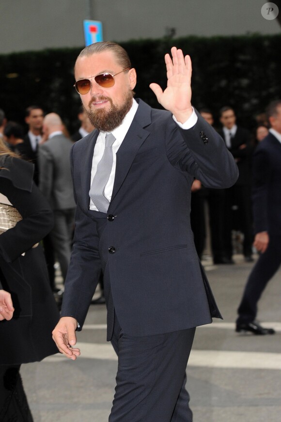 Leonardo DiCaprio à Milan le 30 avril 2015