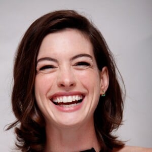 Anne Hathaway, en conférence de presse pour le film "The Intern" à New York le 29 aout 2015.