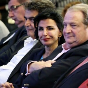 Rachida Dati aux Etats-Généraux de la Fédération de Paris des Républicains au siège national du parti à Paris, le 10 octobre 2015.