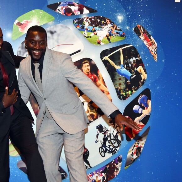 Kafétien Gomis et Ladji Doucouré - 26e édition des "Sportel Awards" au Grimaldi Forum à Monaco le 13 octobre, 2015© Junior