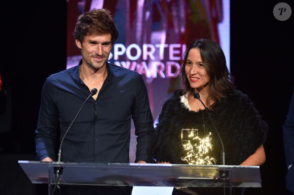 Julie Gautier et Guillaume Nery - 26e édition des "Sportel Awards" au Grimaldi Forum à Monaco le 13 octobre, 2015© Junior