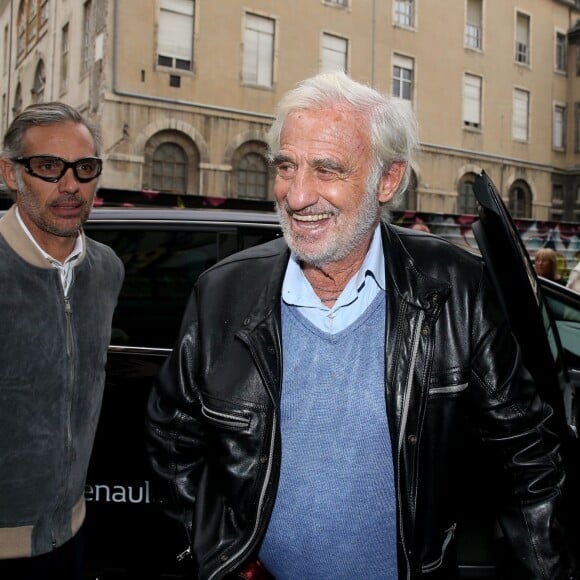 Paul Belmondo, Jean-Paul Belmondo - Présentation du documentaire Belmondo par Belmondo au cinéma Pathé Bellecour lors de la 7e édition du Festival Lumiére de Lyon le 13 octobre 2015.