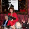Charles Gérard, Jean-Paul Belmondo, Sophia Loren, Régis Wargnier - Dîner en l'honneur de Sophia Loren au restaurant Le Passage lors de la 7éme édition du Festival Lumiére de Lyon le 13 Octobre 2015.