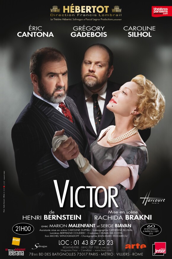 Affiche du spectacle Victor au théâtre Hébertot