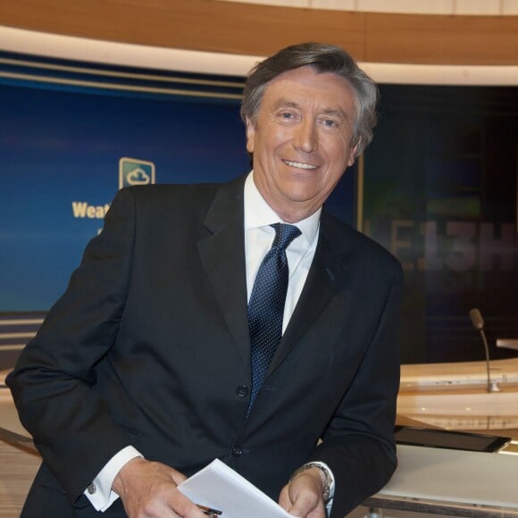 Exclusif - Jacques Legros sur le plateau du Journal de TF1 le 30 avril 2015.