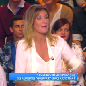 Caroline Ithurbide dans Touche pas à mon poste, le 16 octobe 2015 sur D8.