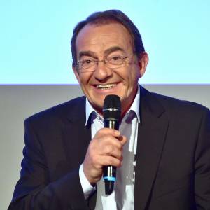Exclusif - Jean-Pierre Pernaut lors de la conférence de presse de TF1 concernant la Coupe du monde de rugby à XV 2015 au siège de TF1 à Boulogne-Billancourt, le 2 juillet 2015.