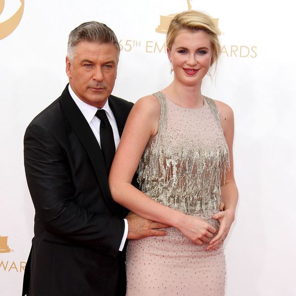 Alec Baldwin, Ireland Baldwin - 65eme ceremonie annuelle des "Emmy Awards" a Los Angeles, le 22 septembre 2013.