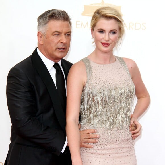 Alec Baldwin, Ireland Baldwin - 65eme ceremonie annuelle des "Emmy Awards" a Los Angeles, le 22 septembre 2013.